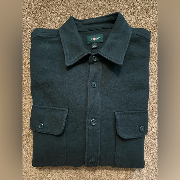 J. Crew Green Chamois Work Jacket - Picture 1 of 3